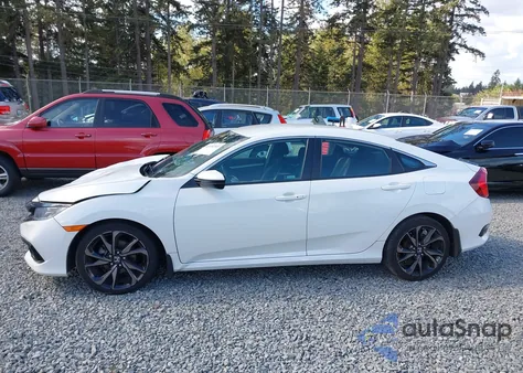 2019 Honda Civic Sport from USA, damaged, VIN 19XFC2F82KE214878